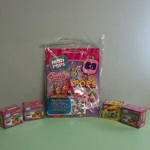 Moji Pops Starter Pack Surprise with 4 Boxes of Collectable Glittery Figures